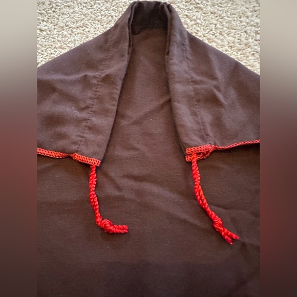 Coach brown dust bag red stitching - Picture 7 of 10